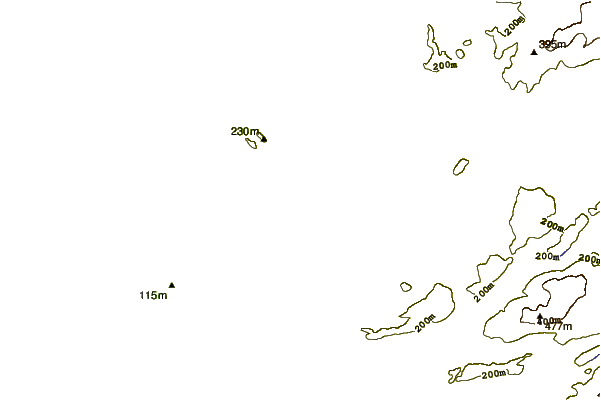 Shoreline around Gweebara Heads right
