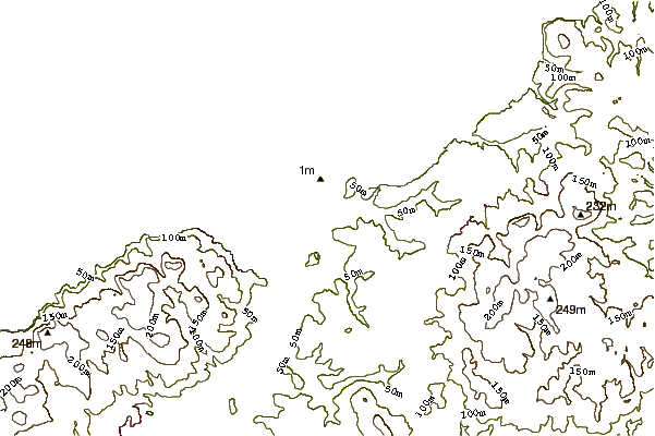 Shoreline around Gwithian