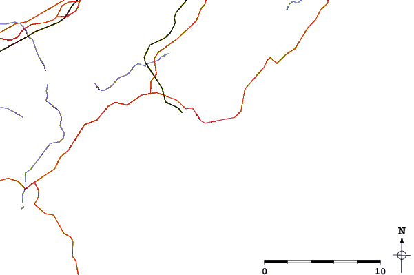 Roads and rivers around Gyllyngvase Beach