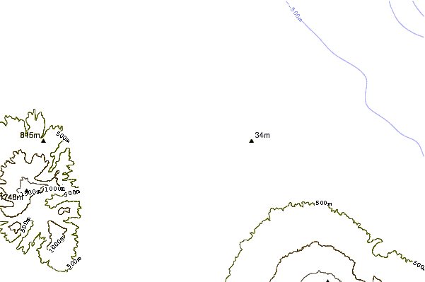 Shoreline around H-Reef