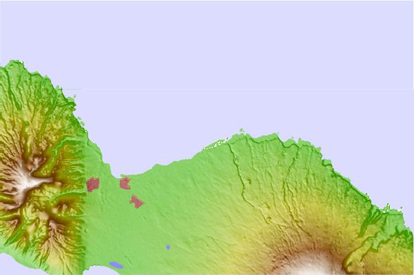 Surf spots located close to H-Reef