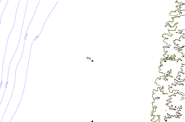 Shoreline around Ha`Radar or Ha`Basiz