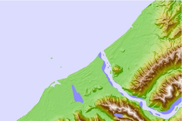 Surf spots located close to Haast Beach