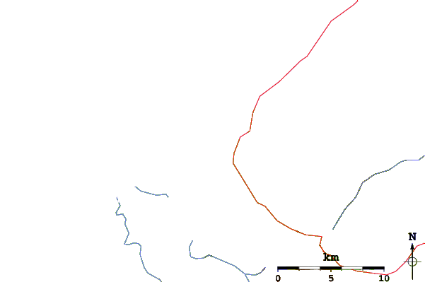 Roads and rivers around Haast Beach