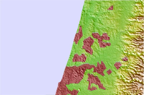 Surf spots located close to Hadromy - Marina Beach
