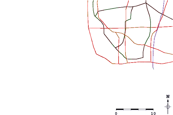 Roads and rivers around Haggerty's