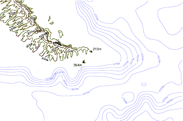 Shoreline around Halfpoint/Fullpoint