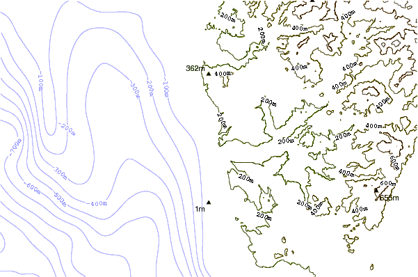 Shoreline around Halfway House