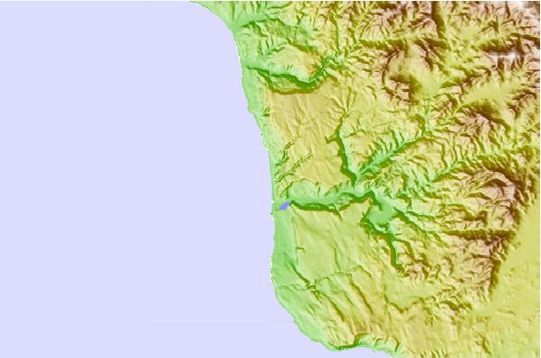 Surf spots located close to Halfway House