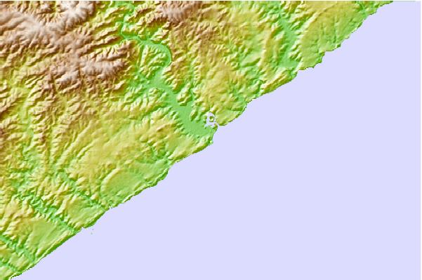 Surf spots located close to Hamburg (Port Alfred)