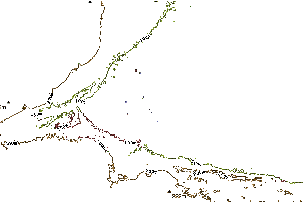 Shoreline around Hamilton