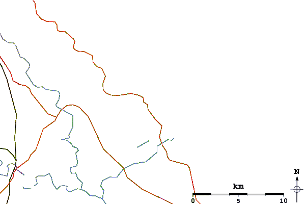 Roads and rivers around Happisburgh