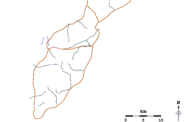 Roads and rivers around Haqal