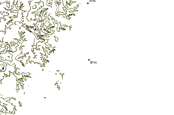 Shoreline around Napier - Hardings Road