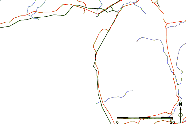 Roads and rivers around Harlech