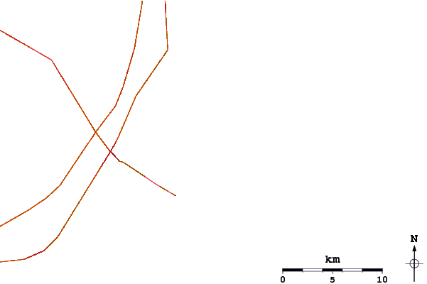 Roads and rivers around Harvey Cedars