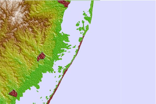 Surf breaks located close to Harvey Cedars