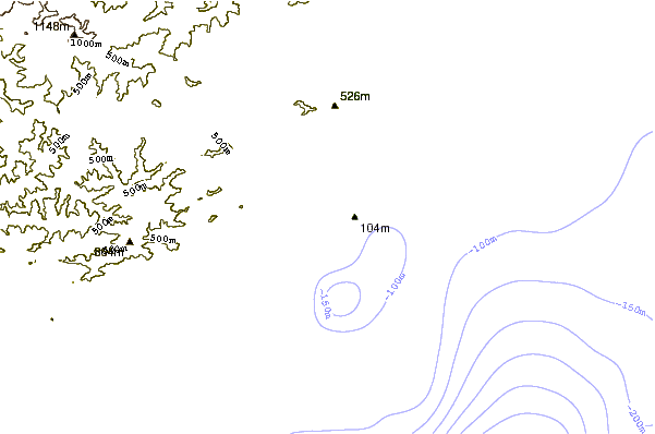 Shoreline around Hashikui Bay