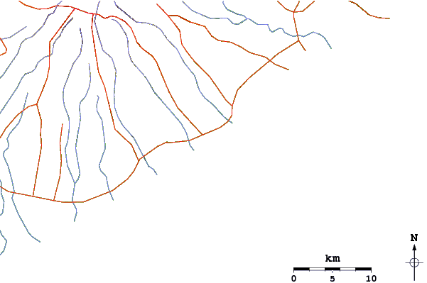 Roads and rivers around Hawaiisito