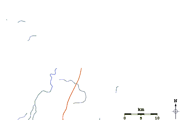 Roads and rivers around Hawaiizinho