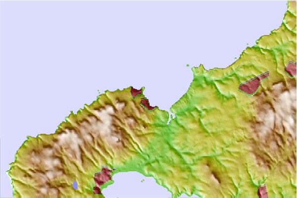 Surf spots located close to Hawkes Point