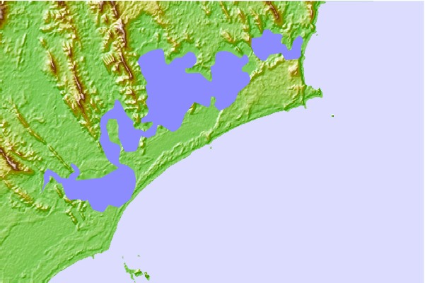 Surf spots located close to Hawks Nest-Mungo Brush
