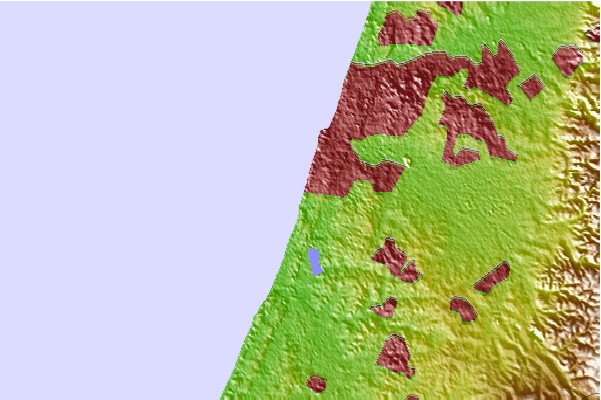 Surf spots located close to Hazuk