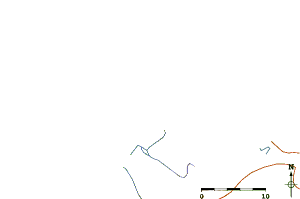 Roads and rivers around Heaven