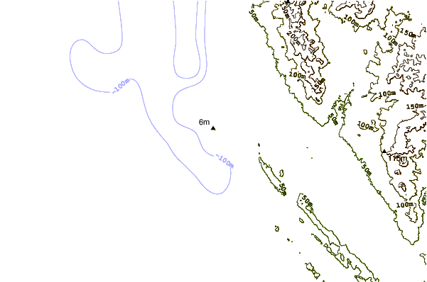 Shoreline around Hells Gate