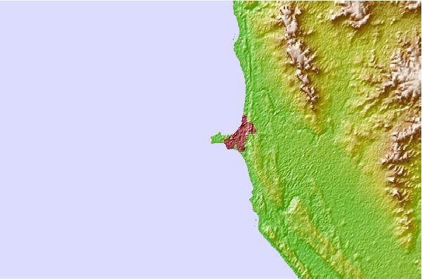 Surf breaks located close to Hells Gate
