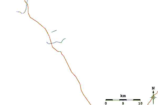 Roads and rivers around Henderson Bay