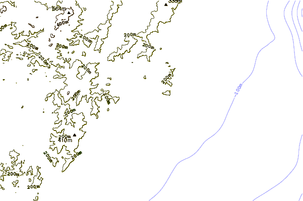 Shoreline around Herbertville