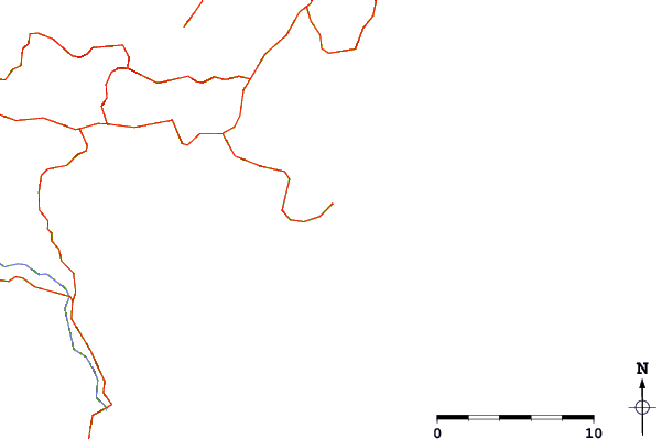 Roads and rivers around Herbertville