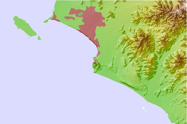 Surf spots located close to La Herradura