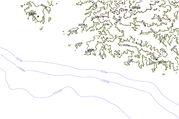 Shoreline around Hideaway