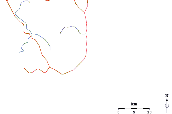 Roads and rivers around Hilisataro