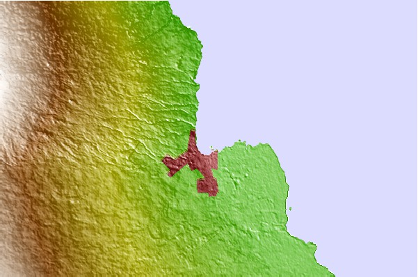 Surf spots located close to Hilo Breakwall