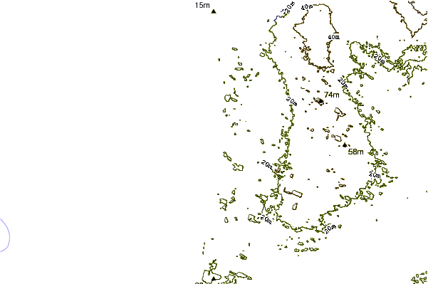 Shoreline around Himatangi Beach