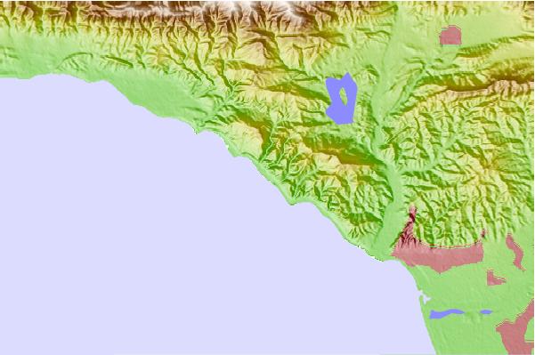 Surf spots located close to Hobson's