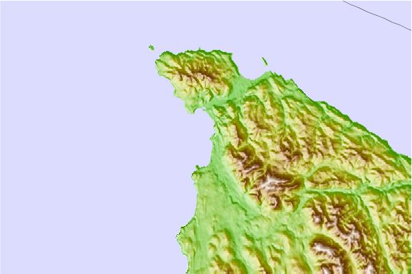 Surf spots located close to Hobuck/North Coast