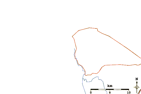 Roads and rivers around Hobuck/North Coast
