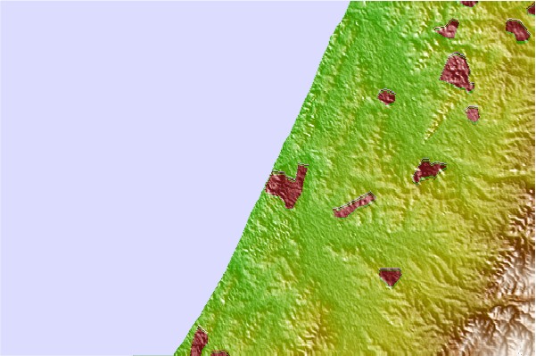 Surf spots located close to Hof Maravi