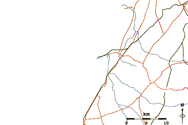 Roads and rivers around Hof Maravi