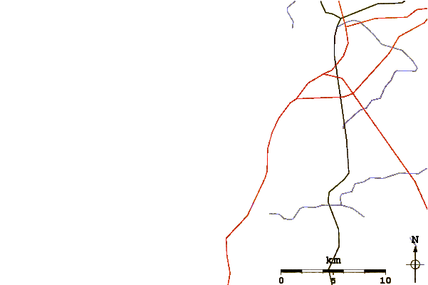Roads and rivers around Holland