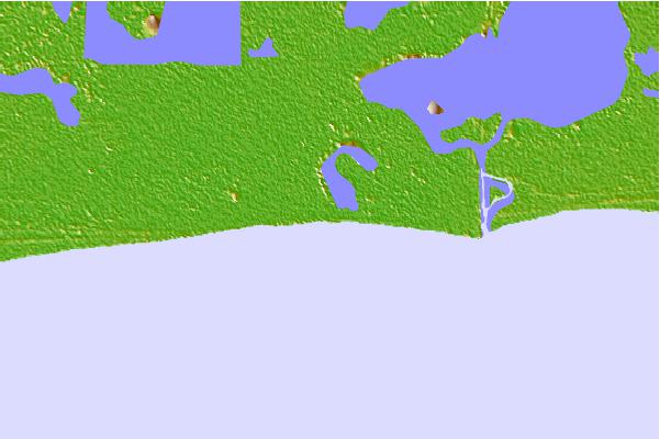 Surf spots located close to Holly Beach