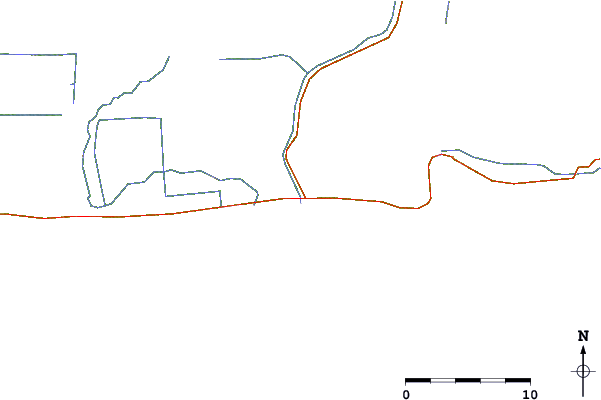 Roads and rivers around Holly Beach