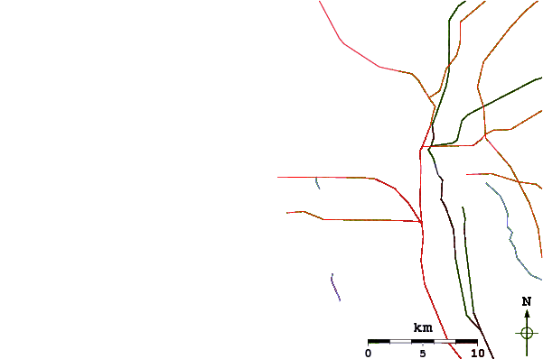 Roads and rivers around Holmes Beach Pier