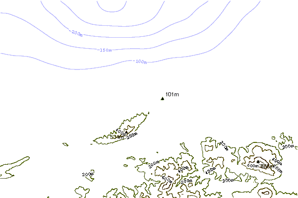 Shoreline around Hondarribia