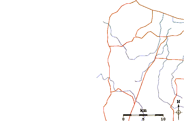 Roads and rivers around Honeycombs