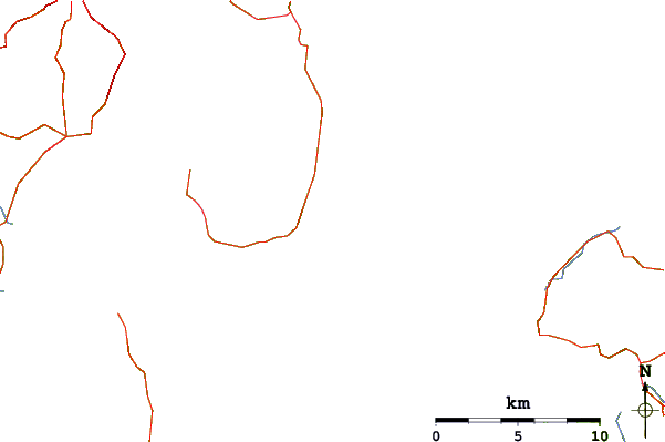 Roads and rivers around Hope Beach